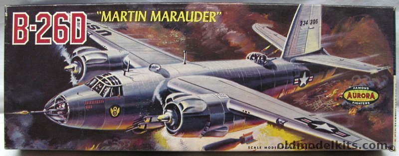 Aurora 1/46 Martin B-26D Marauder, 371-259 plastic model kit